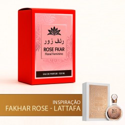 Perfume Rose Fkar - Árabe Feminino 100ml Perfume Rose Fkar - Árabe Feminino 100ml