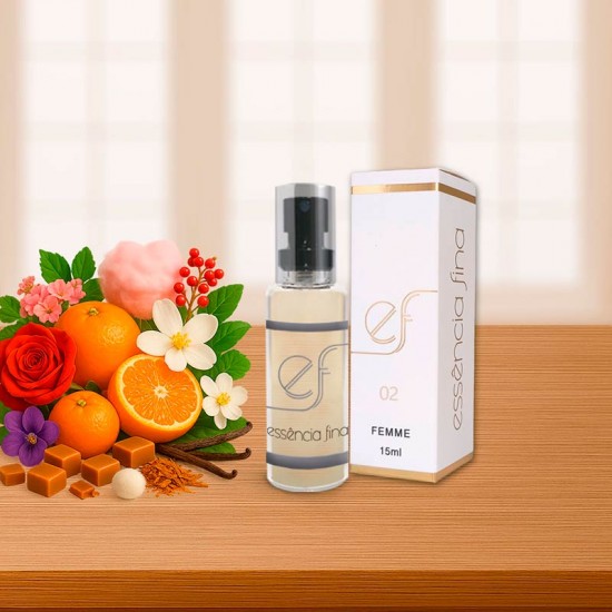 Perfume Essência Fina 02 Feminino 15ml - 212 Sexy