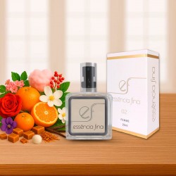 Perfume Essência Fina 02 Feminino 25ml - 212 Sexy