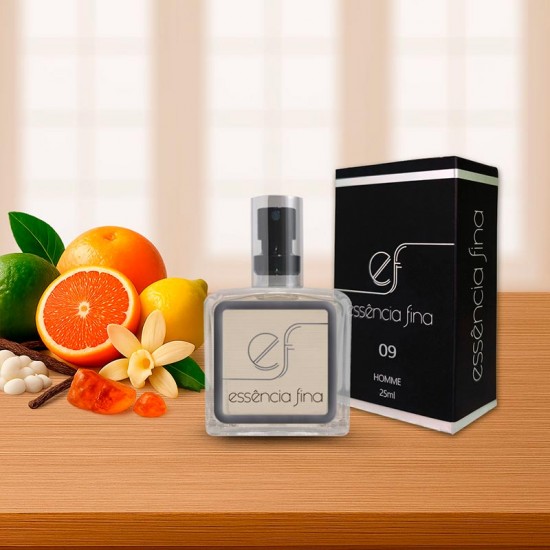 Perfume Essência Fina 09 Unissex 25ml - Erba Pura