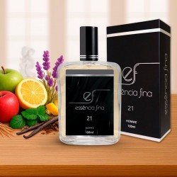 Perfume Essência Fina 21 Masculino 100ml - Phantom