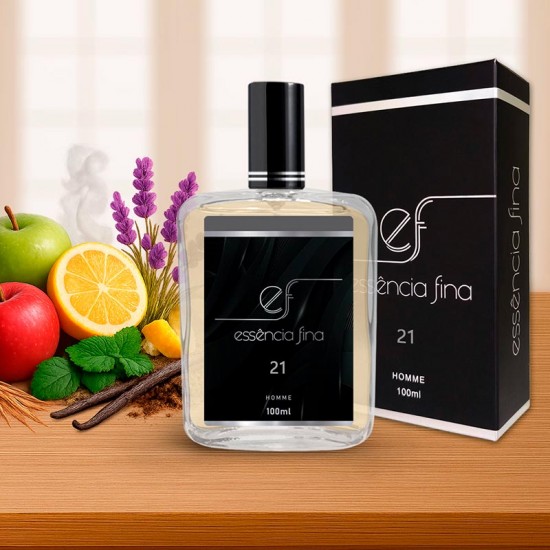 Perfume Essência Fina 21 Masculino 100ml - Phantom