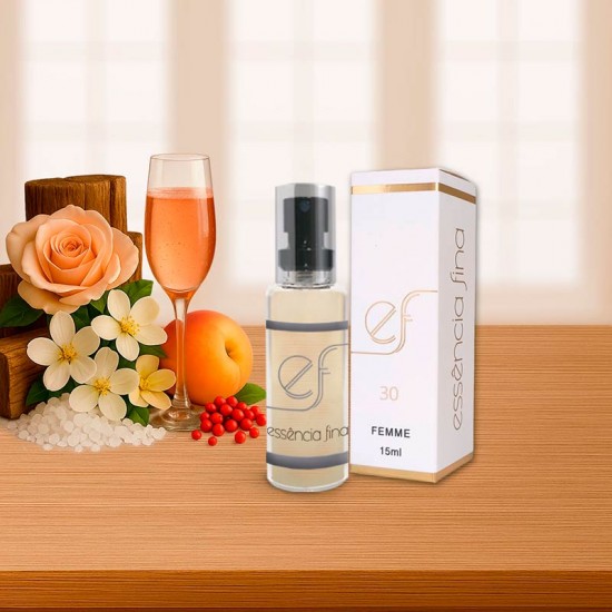 Perfume Essência Fina 30 Feminino 15ml - 212 VIP Rosé