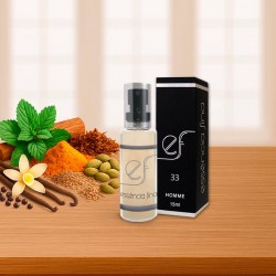 Perfume Essência Fina 33 Masculino 15ml - Mr. Sam