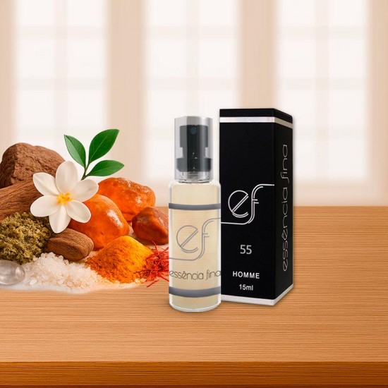 Perfume Essência Fina 55 Masculino 15ml - Baccarat
