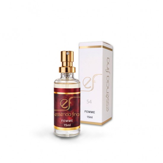 Perfume Essência Fina 54 Feminino 15ml - Delina