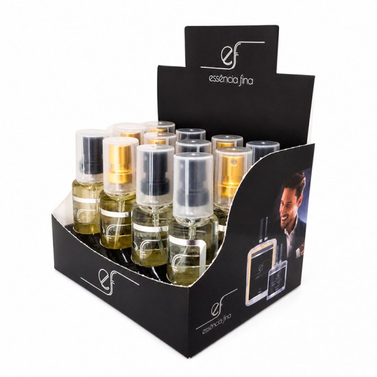 Kit 12 Amostras Masculina Essência Fina - 15ml