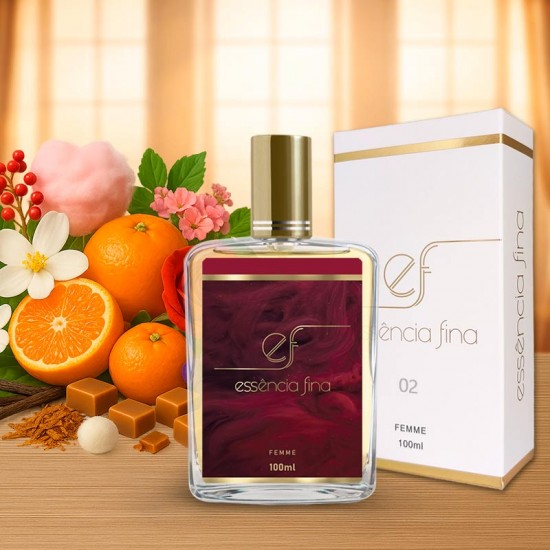 Perfume Essência Fina 02 Feminino 100ml - 212 Sexy