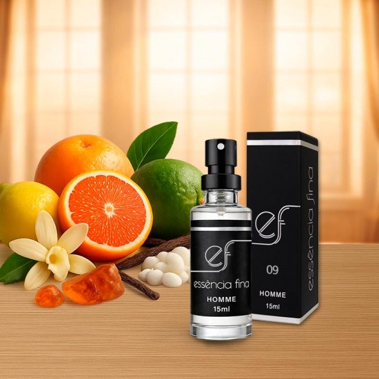 Perfume Essência Fina 09 Unissex 15ml - Erba Pura