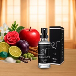 Perfume Essência Fina 11 Masculino 15ml - Ferrari Black