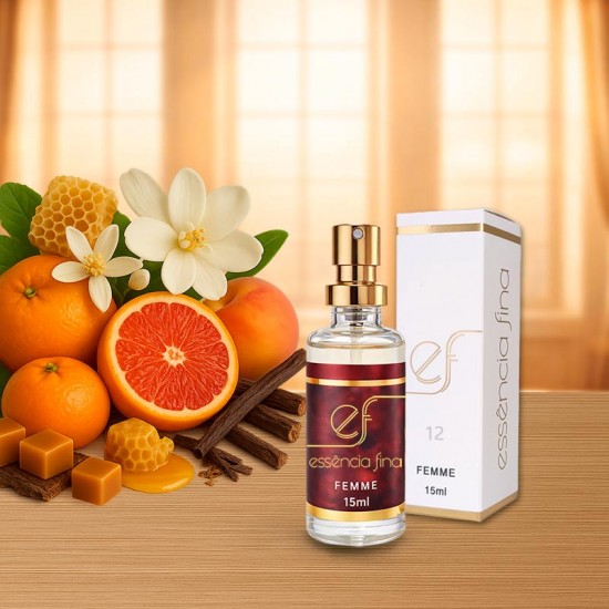 Perfume Essência Fina 12 Feminino 15ml - Scandal