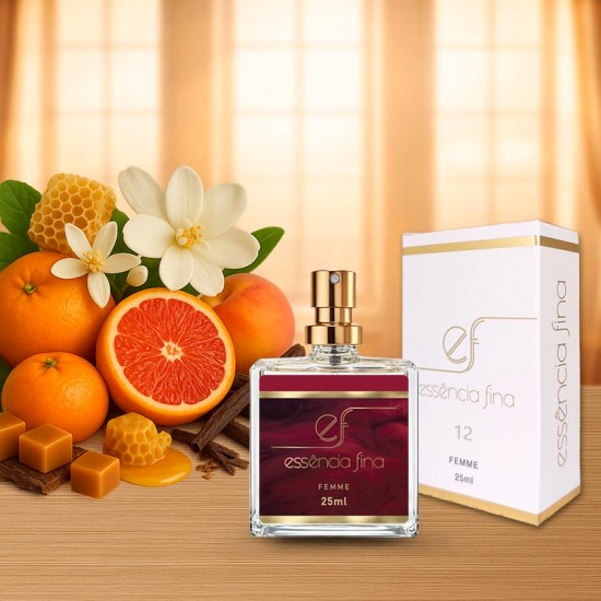 Perfume Essência Fina 12 Feminino 25ml - Scandal