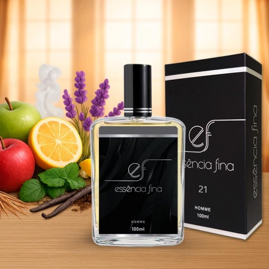 Perfume Essência Fina 21 Masculino 100ml - Phantom