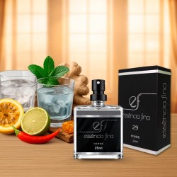 Perfume Essência Fina 29 Masculino 25ml - 212 VIP Men