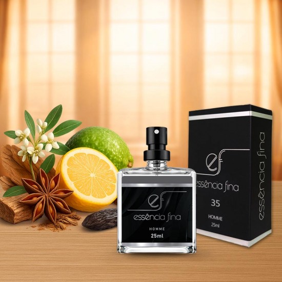 Perfume Essência Fina 35 Masculino 25ml - Armani Black Code