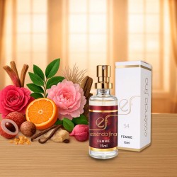 Perfume Essência Fina 54 Feminino 15ml - Delina